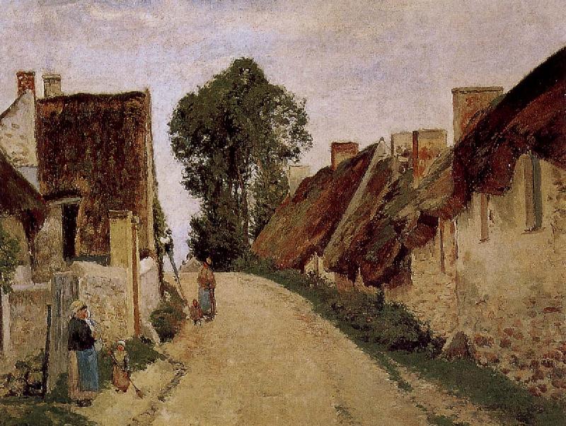 Camille Pissarro Overton village cul-de sac